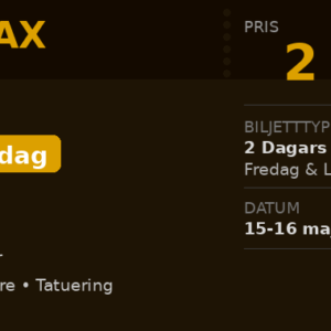 Kristiflax 2026 – 2 Dagars (Fredag & Lördag) 15-16 Maj