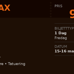 Kristiflax 2026 – 1 Dag Fredag 15 Maj