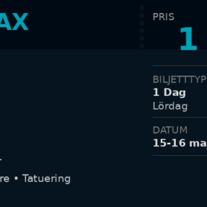 Kristiflax 2026 – 1 Dag Lördag 16 Maj